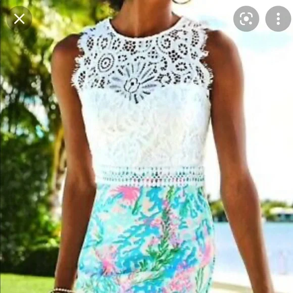 NWT Lilly Pulitzer Sharice Stretch Shift Dress - Picture 4 of 13